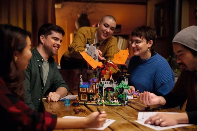 lego ideas: a vörös sárkány meséje dungeons & dragons