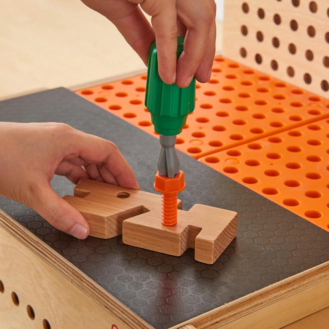 Masterkidz Műhelyasztal STEM 111 db tartozékkészlet