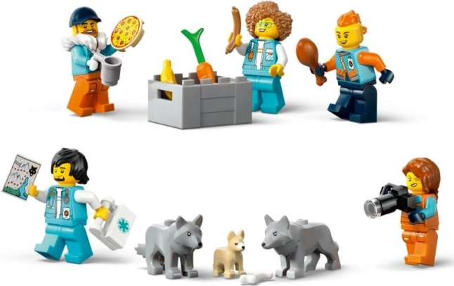 LEGO City Teherautó Laboratóriummal az Északi-sarki Felfedezőknek
