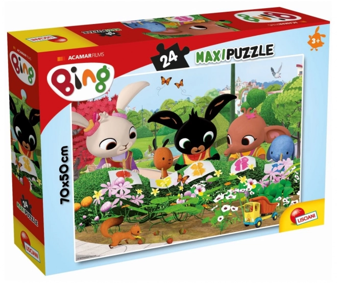 Bing természetfigyelő szupermaxi puzzle 24 darabos