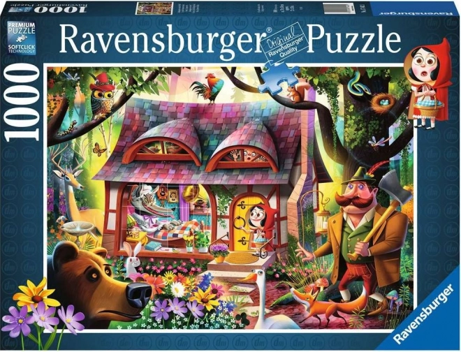 Ravensburger piroska és a farkas 1000 darabos puzzle