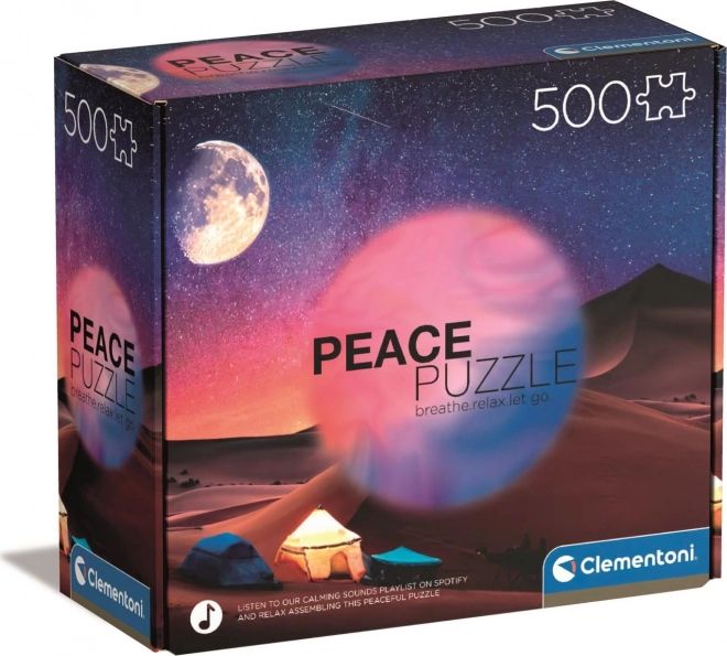 Clementoni Peace Collection - Álomban a csillagos ég alatt Puzzle 500 darabos