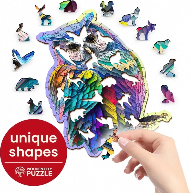 Modern bagoly fa puzzle – 150 darabos