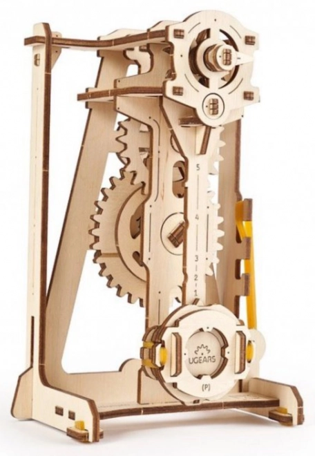 Ugears 3D fa mechanikus puzzle STEM tanulási inga