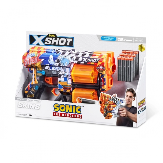 X-Shot Skins Dread Sonic kilövő 12 lövedékkel