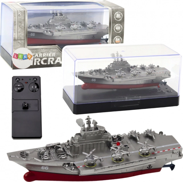 RC Távirányítós Elektromos Hajó, Ezüstszínű, 15cm