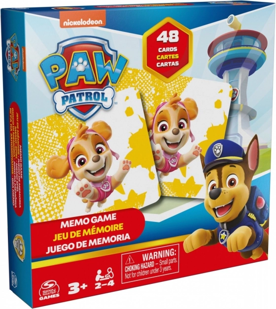 Párosító memóriajáték PAW PATROL – gyerekeknek
