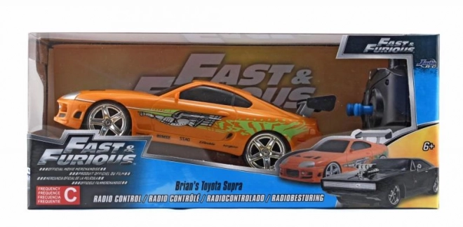 Gyors és dühös RC autó - Brian Toyota 1:24