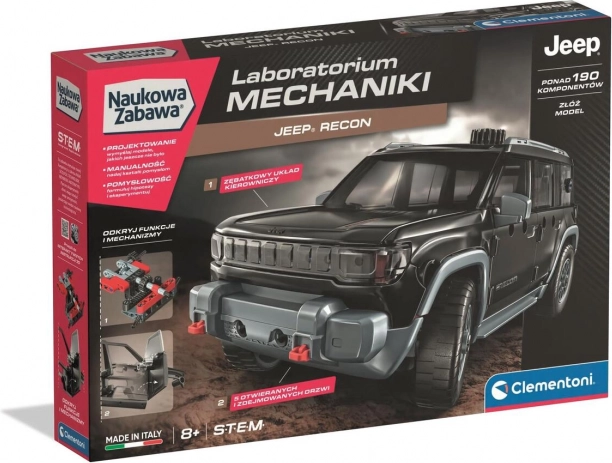 Mechanikai laboratórium – Jeep Recon építőkészlet a Clementonitól