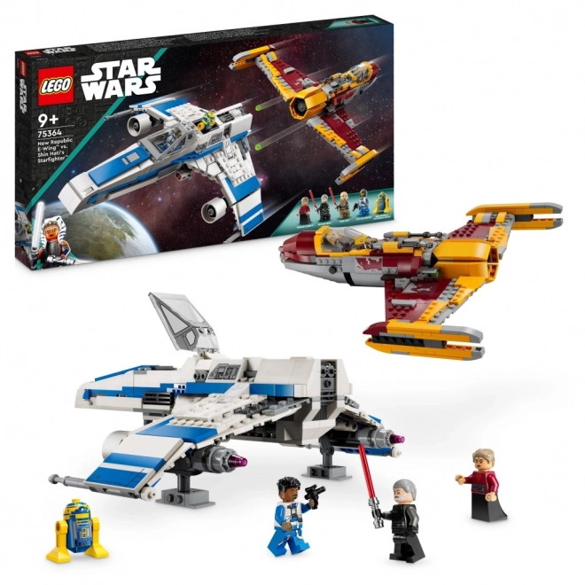 Star Wars E-Wing Új Köztársaság vs Shin Hati Vadászgép LEGO készlet