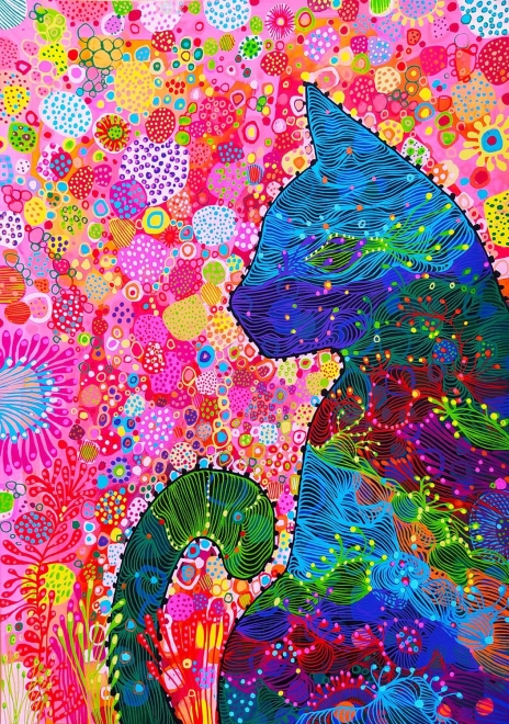 Élvezd vándorló macska puzzle 3000 darab