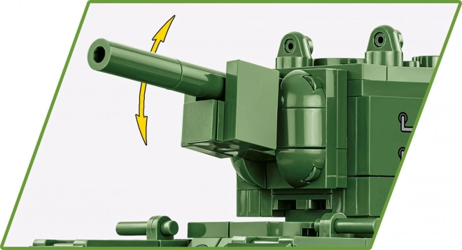 Történelmi kollekció WWII KV-2 tank építőkocka