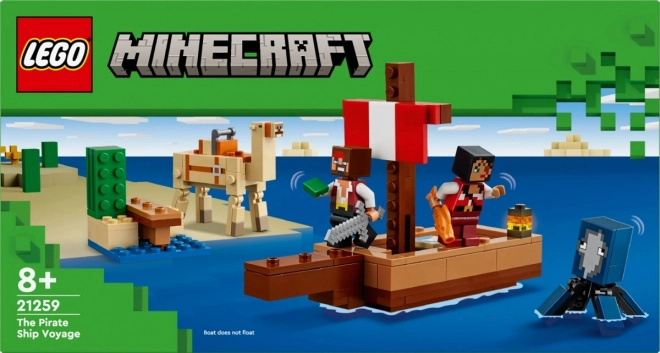 Lego Minecraft kalózhajó