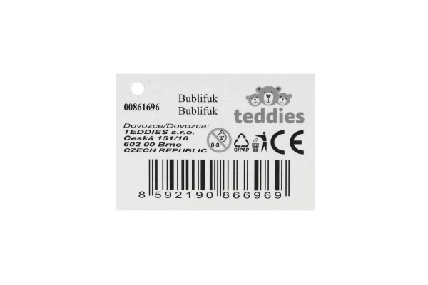 Buborékfújó Béka 13cm 4 színben 24 db/doboz