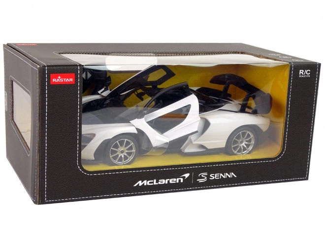 Auto R/C McLaren Senna Rastar 1:14 fehér távirányítással