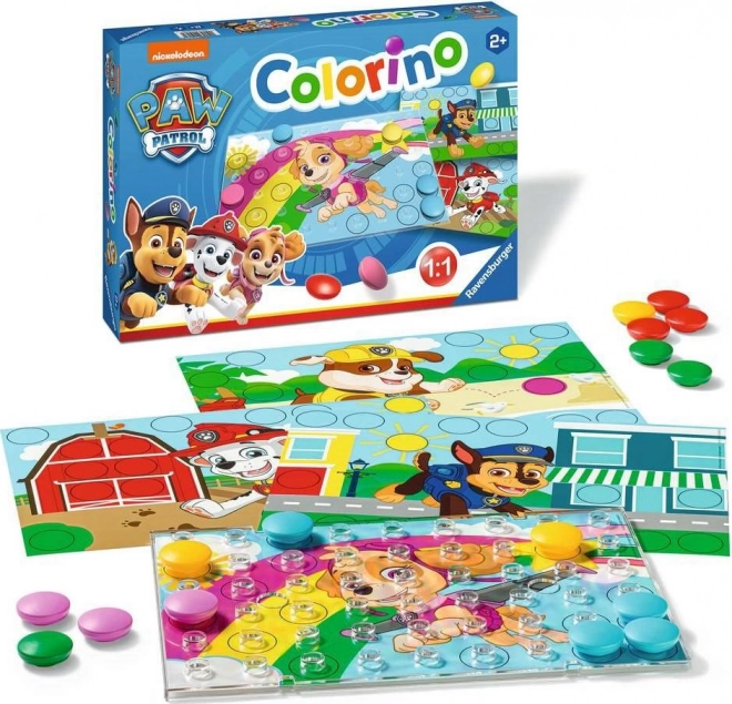 Ravensburger Colorino - Mancs Őrjárat színtanuló játék