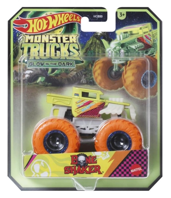 Hot Wheels szörnyteherautók világító a sötétben