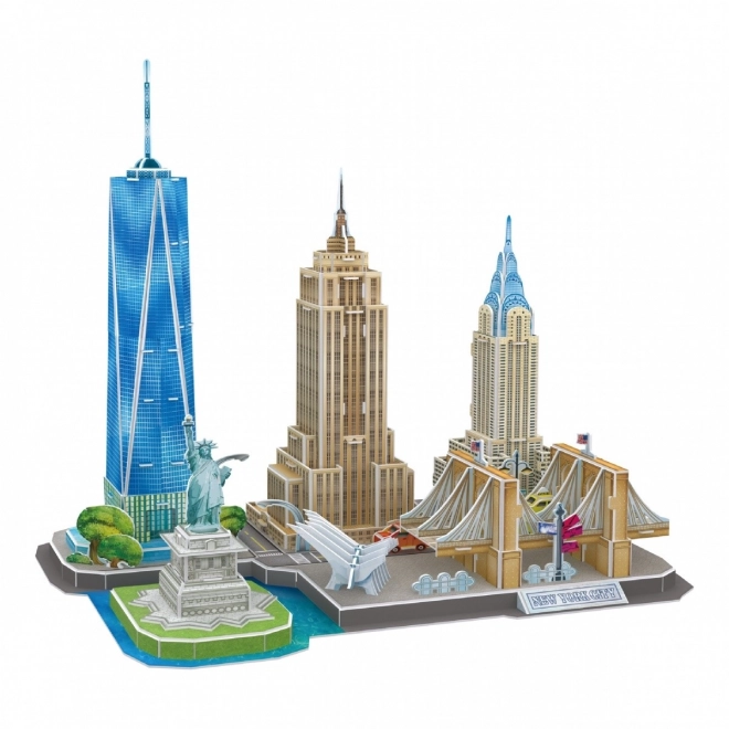 3D puzzle new york város látképe