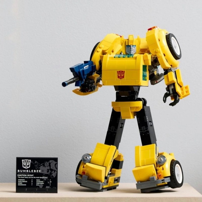 Lego Icons Transformers Bumblebee felnőtt építő készlet