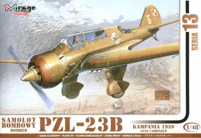 Mirage pzl-23b karaś játékmodell