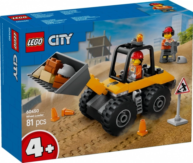 Sárga homlokrakodó LEGO City