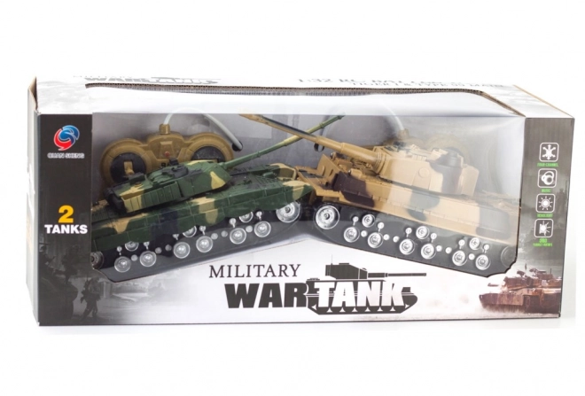 Két távirányítós tank készlet