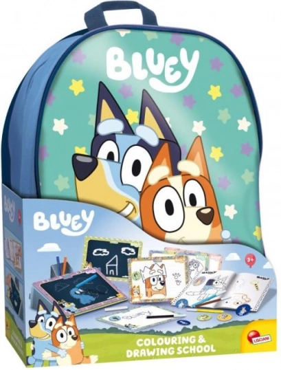 Bluey rajziskola – kreatív készlet hátizsákban