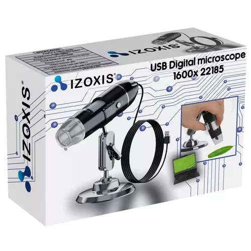 Digitális USB mikroszkóp 1600x Izoxis
