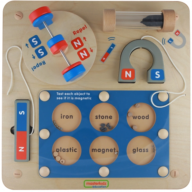 Masterkidz mágnesesség felfedezése - Montessori oktatási fali tábla