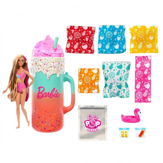 Barbie pop reveal deluxe gyümölcsös ajándékszett