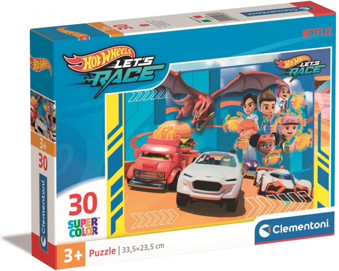 Clementoni Hot Wheels 30 darabos puzzle