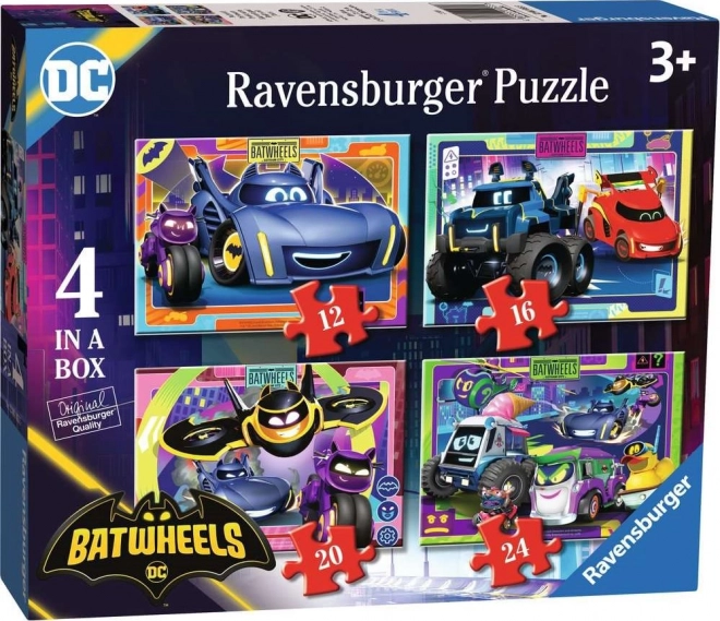 Batwheels puzzle 4 az 1-ben gyerekeknek