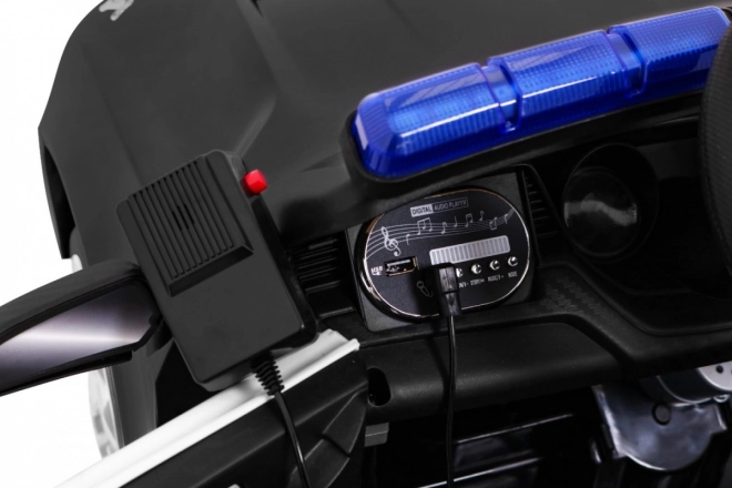 Gyerek elektromos autó GT Sport Rendőrség fekete