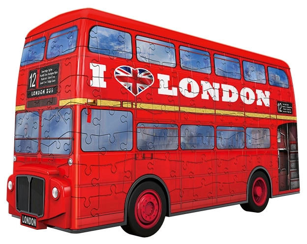 3D puzzle londoni doubledecker busz