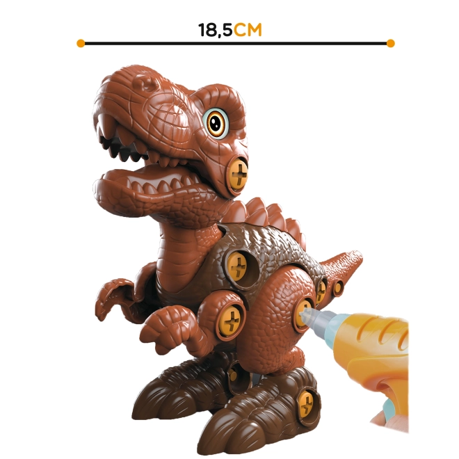 Dinoszaurusz összerakásra fúróval 31 db