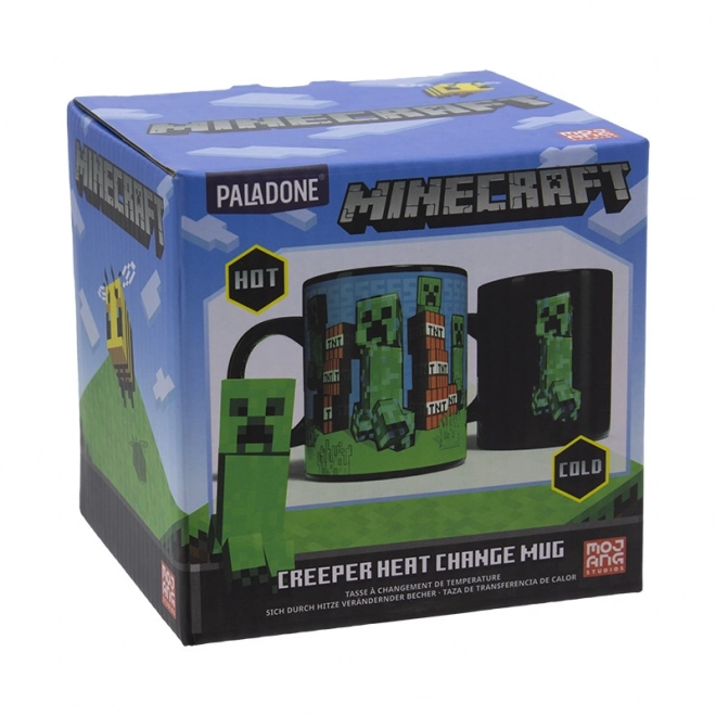 Hőre változó MINECRAFT Creeper bögre