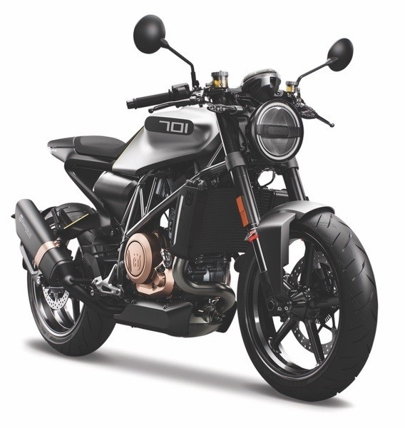 Husqvarna Vitpilen 701 2018 fém motorkerékpár modell 1/18