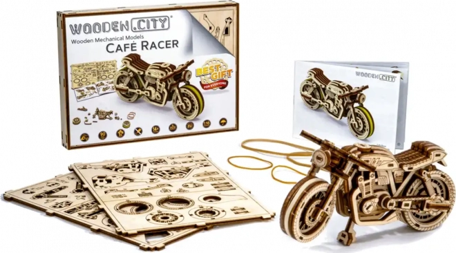 Fa 3D puzzle motor Café Racer