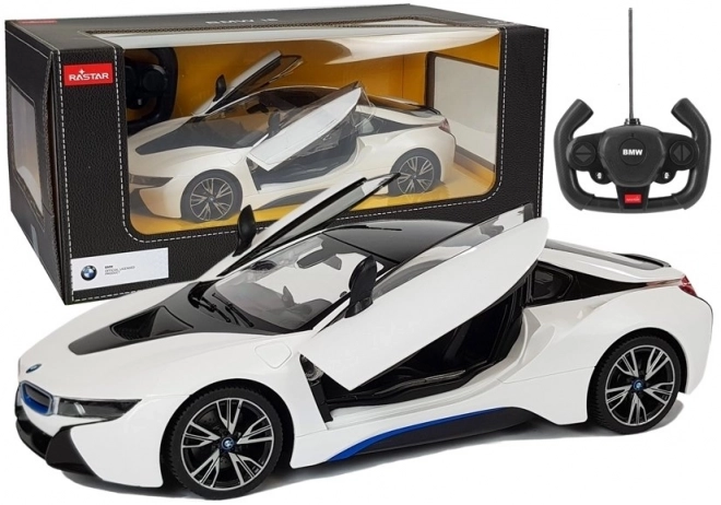BMW i8 távirányítós autó 1:14 automatikus ajtóval