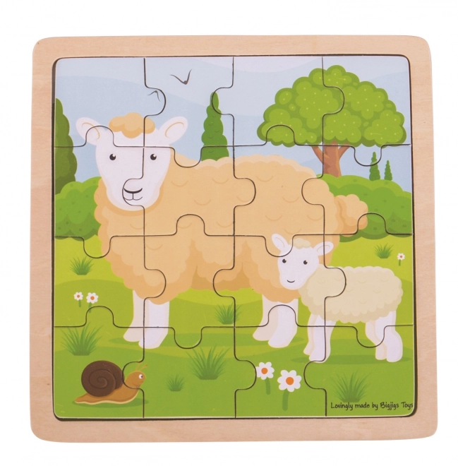 bigjigs toys bárányka puzzle