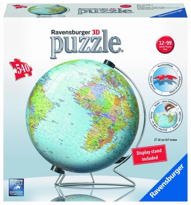 3D gyerekgömb puzzle 540 elemmel