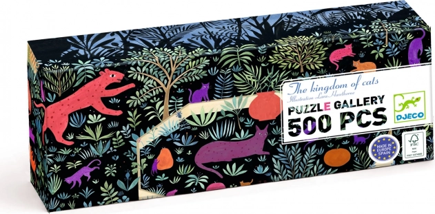 Djeco Puzzle Macskák Királysága 500 darab
