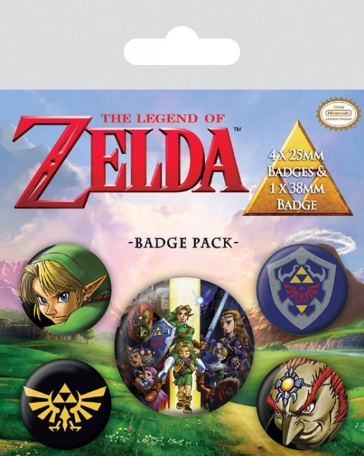 Zelda kitűző készlet