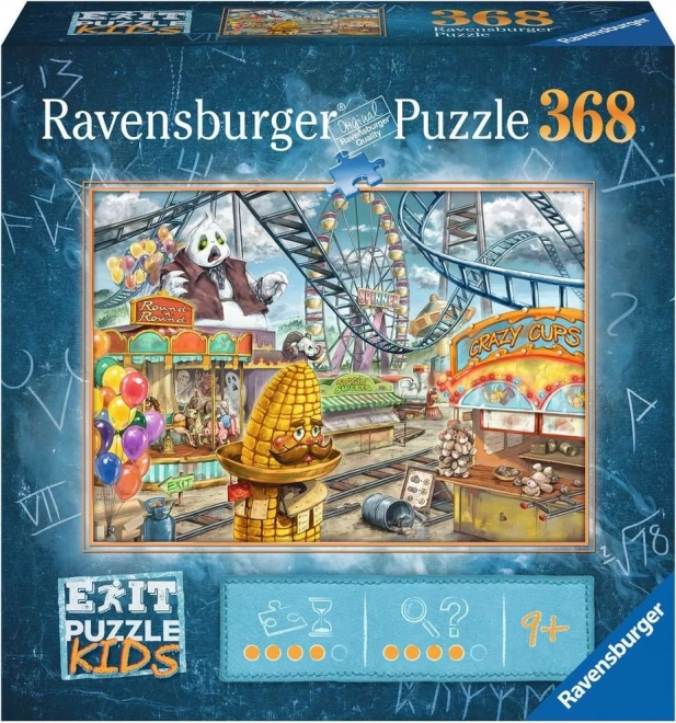 ravensburger gyerek puzzle: vidámpark - 368 darab