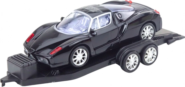 Sportautó szabadon forgó kerekekkel