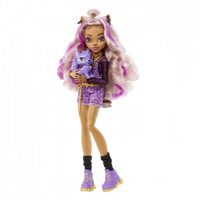 Szörnyen divatos Clawdeen baba