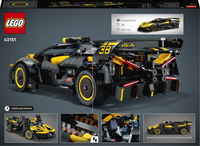 Lego Technic Bugatti Bolide autómodell