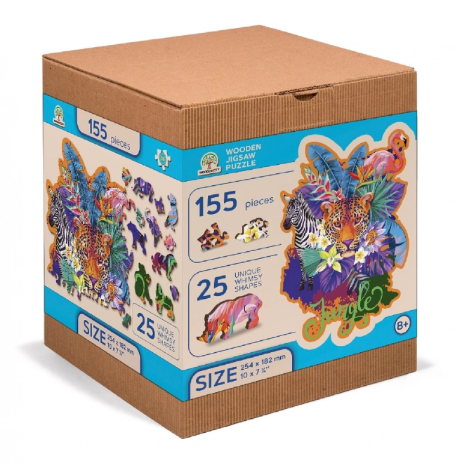 Dzsungel fa puzzle 155 darabos eko