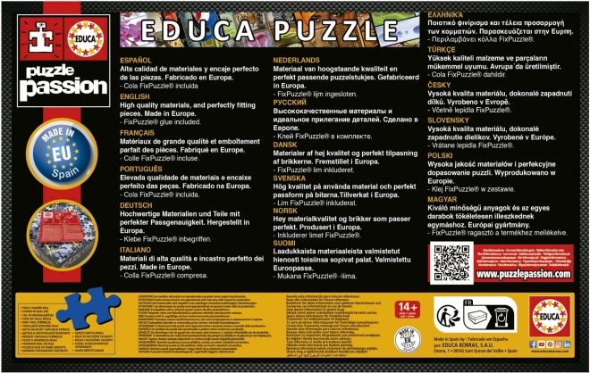 Dáma legyezővel puzzle 1000 darabos