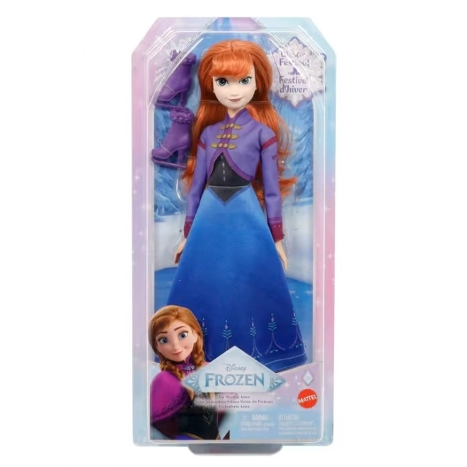 Disney Frozen Anna korcsolyázó baba